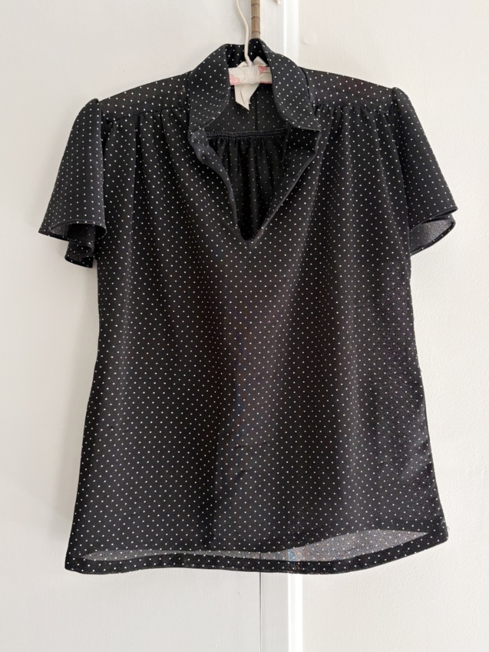 Vintage polka dot top